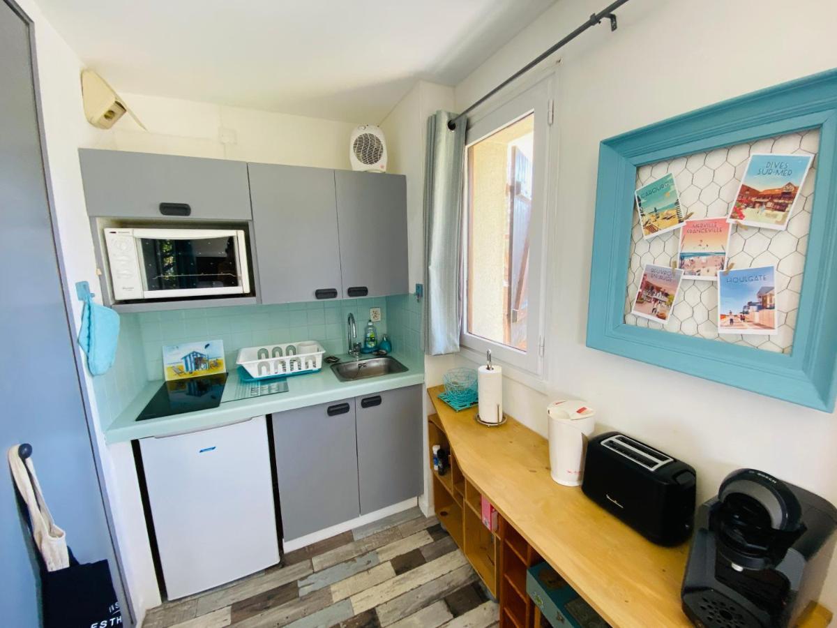 Apartmán La Petite Marjolaine A 3Min A Pied De La Plage Merville-Franceville-Plage Exteriér fotografie