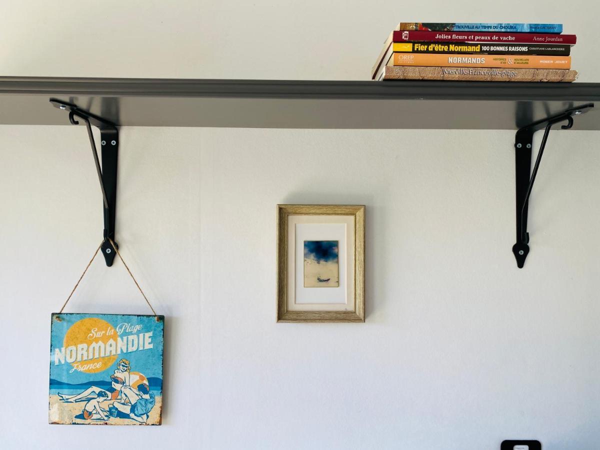 Apartmán La Petite Marjolaine A 3Min A Pied De La Plage Merville-Franceville-Plage Exteriér fotografie
